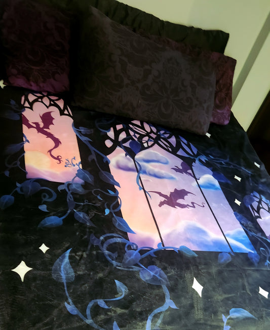 Dreaming of Dragons Blanket 80"×60"