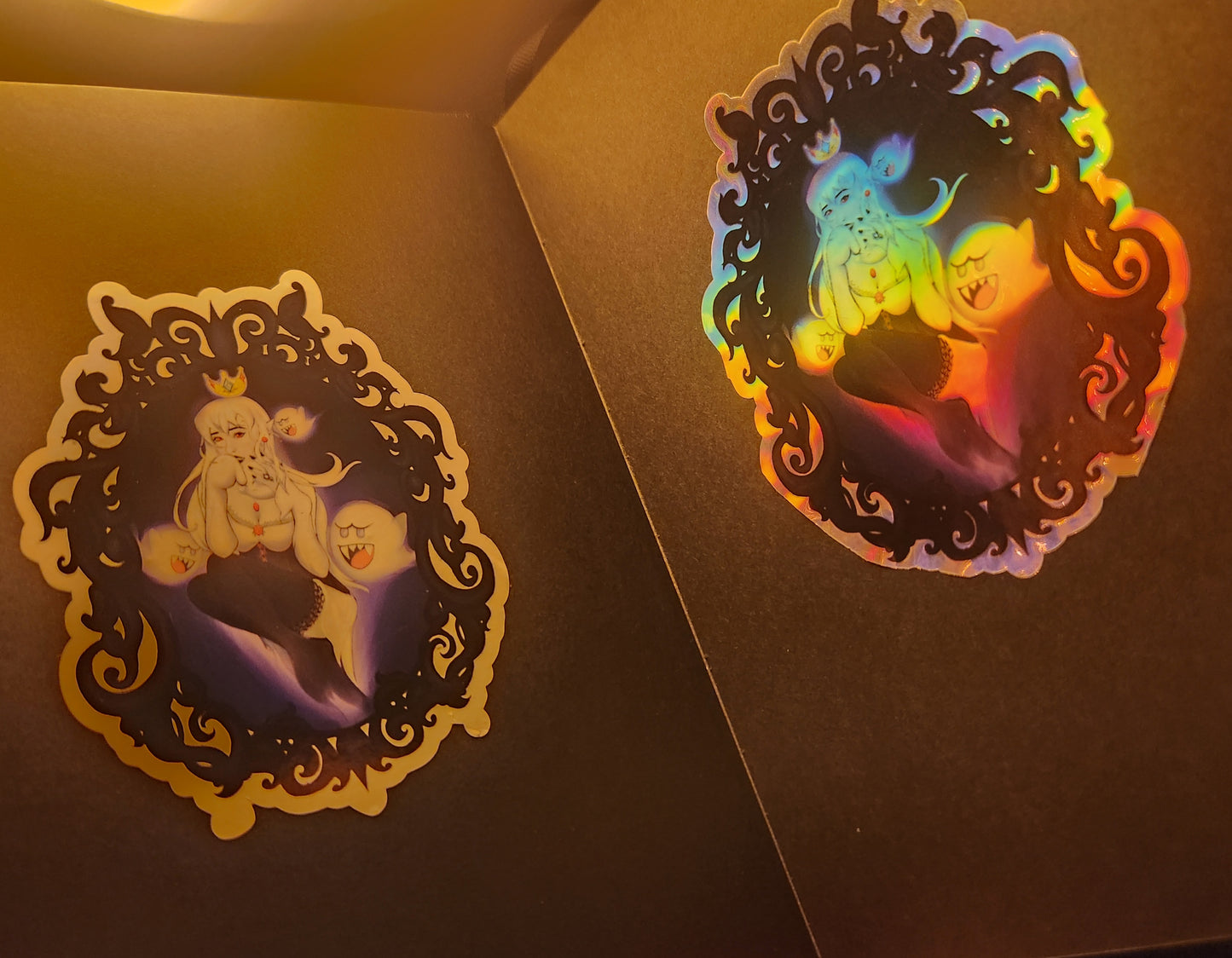 *Limited Edition* Queen of Social Anxiety Holographic Sticker 4"×4"