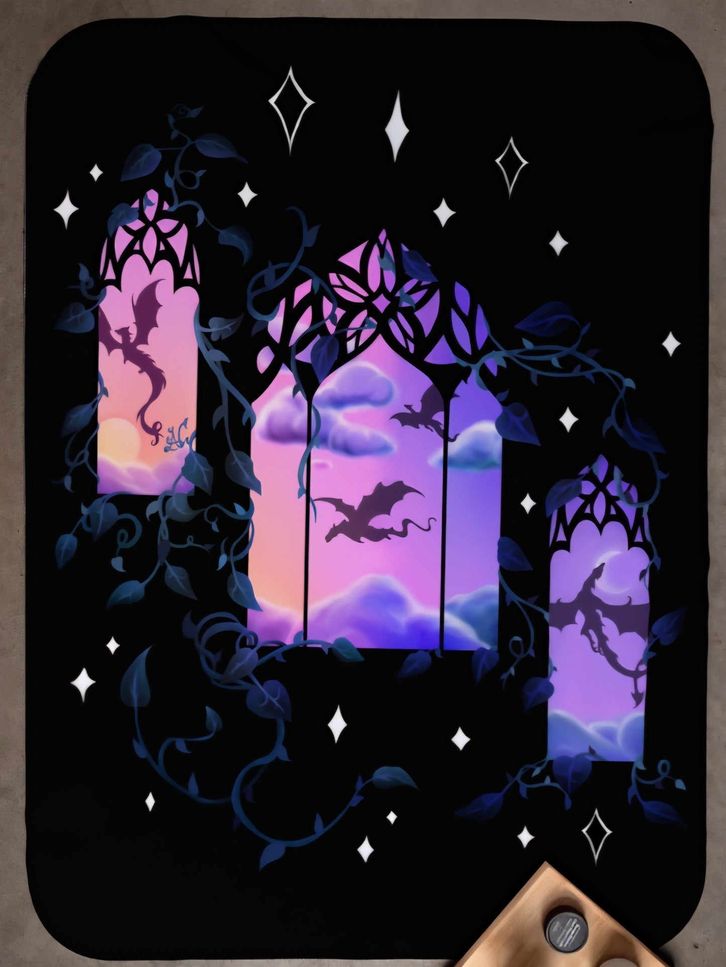 Dreaming of Dragons Blanket 80"×60"