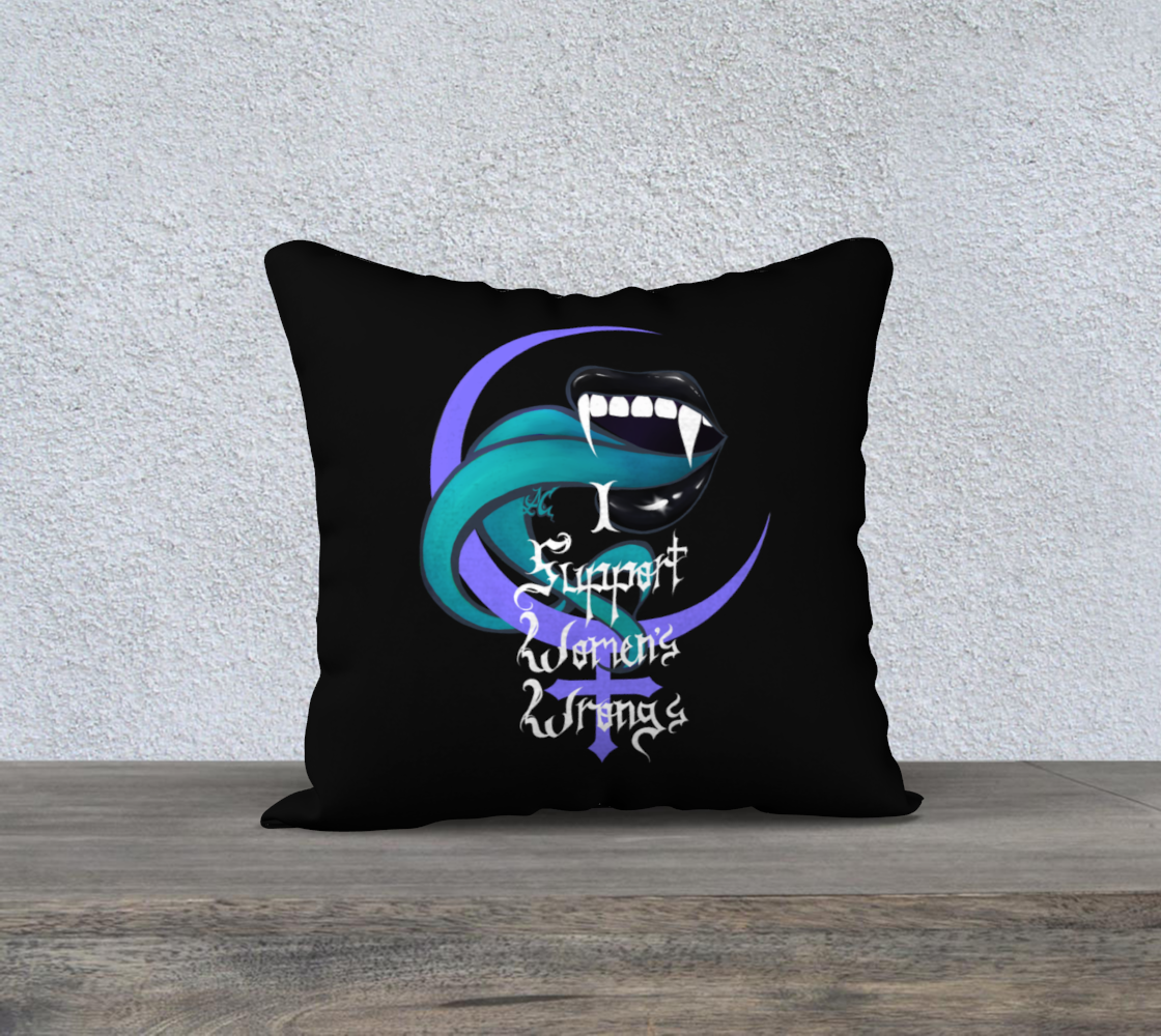 18"×18" Lilith's Moral Support Pillow Case