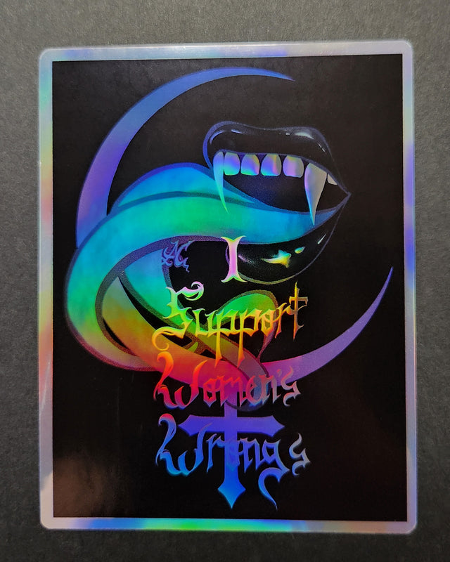 Lilith's Moral Support Holographic Sticker 4"×4"