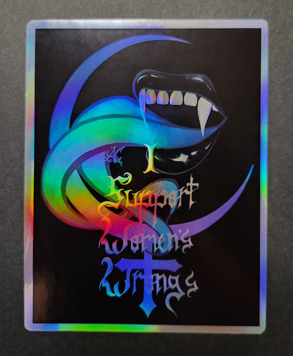 Lilith's Moral Support Holographic Sticker 4"×4"