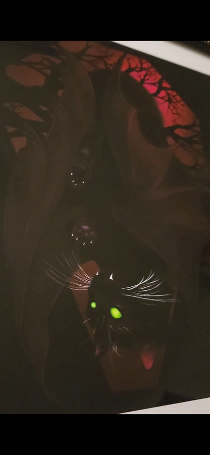 "The Void Stares Back" 11"×14" Fine Art Print.