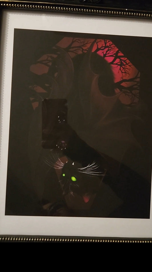 "The Void Stares Back" 11"×14" Fine Art Print.