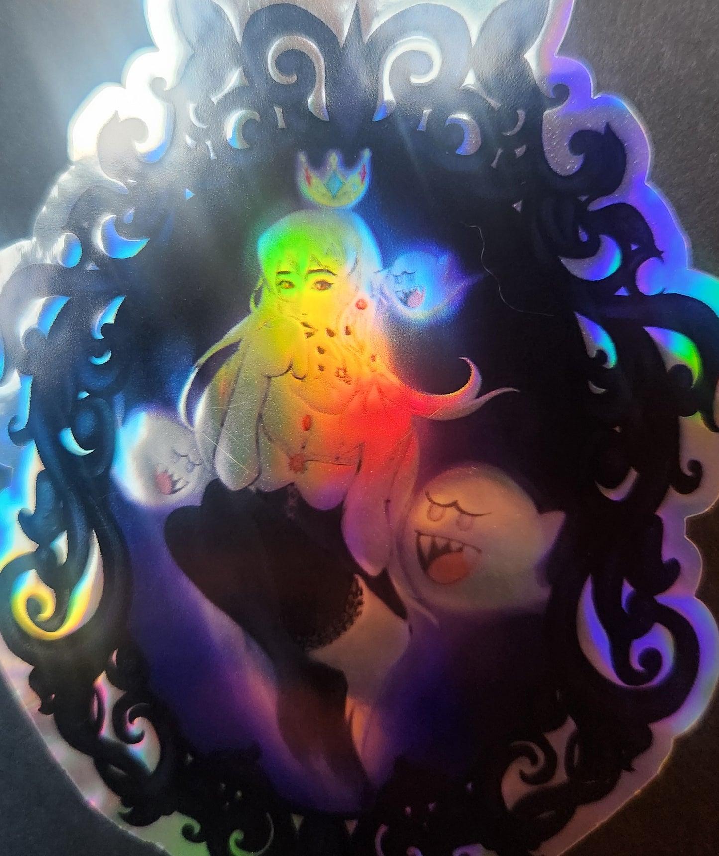 *Limited Edition* Queen of Social Anxiety Holographic Sticker 4"×4"