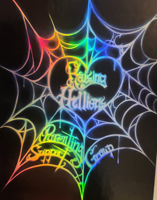 Raising Hellions Holographic Sticker 4"×4"