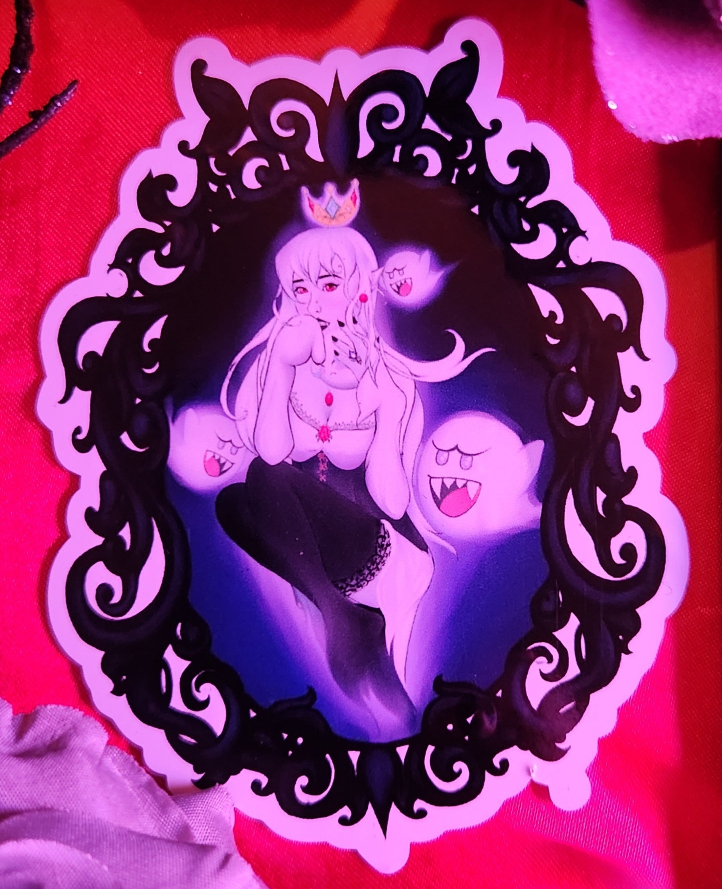 *Limited Edition* Queen of Social Anxiety Sticker 4"×4"