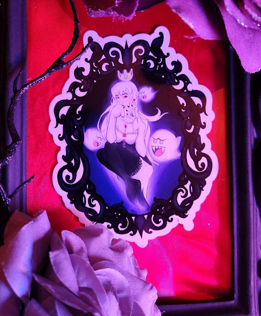 *Limited Edition* Queen of Social Anxiety Sticker 4"×4"