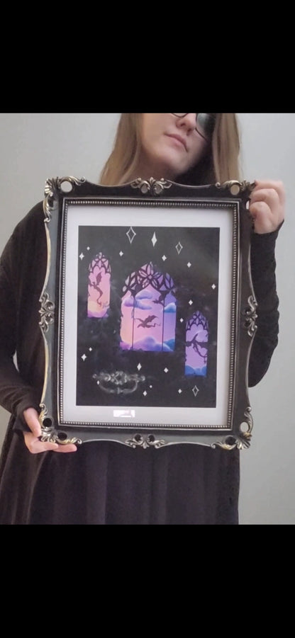 "Dreaming of Dragons" 11"×14" Fine Art Print.